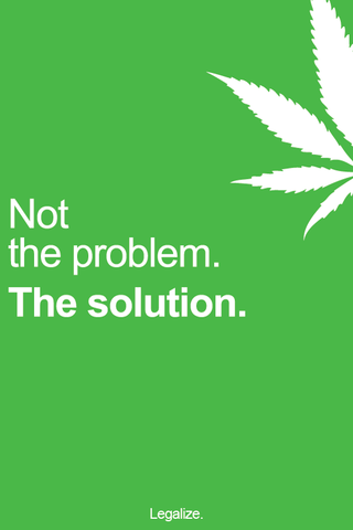 The Solution - Marijuana Poster