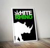 White Rhino Marijuana Poster